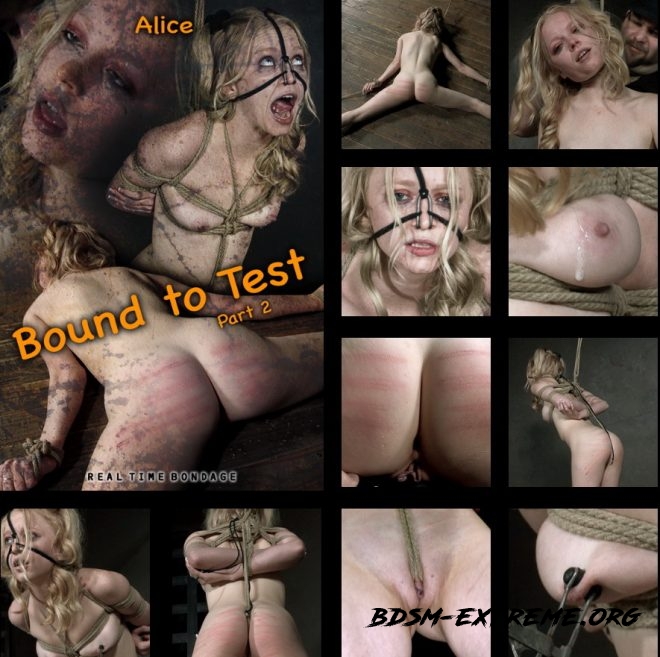 Bound to Test 2, The reddening of Alice's skin begins. With Alice (2019/HD) [REAL TIME BONDAGE]